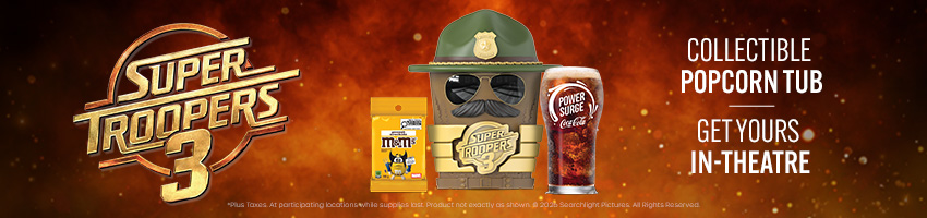 Super Troopers 3 Collectible Popcorn Tub